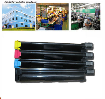 Schwarzer Cyan Magenta Gelber Farblasertoner TN210 für Konica Minolta Bizhub C250 C252