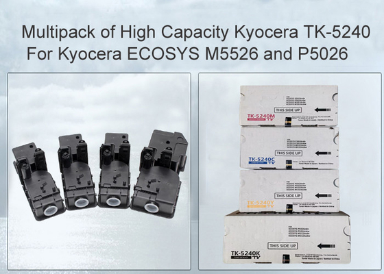 KYOSERA TK-5240 CMYK Multipack Laserdrucker Tonerpatrone für Kyocera Ecosys M5526cdw