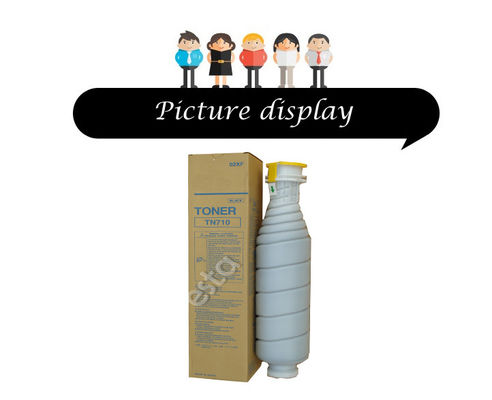 TN 710 02XJ Schwarze Tonerpatrone für Kopierer, Verbrauchertoner für Bizhub 600 601 750 751