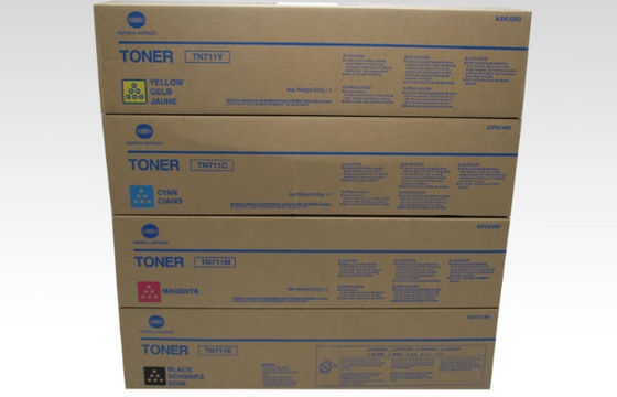 Farbe Konica Minolta Toner BH - C654 / C754 TN711 Schwarz / Cyan / Magenta / Gelb