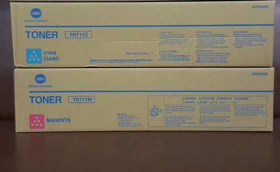 Toner-Patronen-Schwarzes 47.2K TN711K Konica Minolta für BizHub C654, C754, Pro-C754