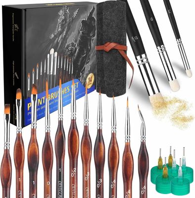 Was sind die besten Details Hobby Modell machen Pinsel Set für Miniaturmalerei